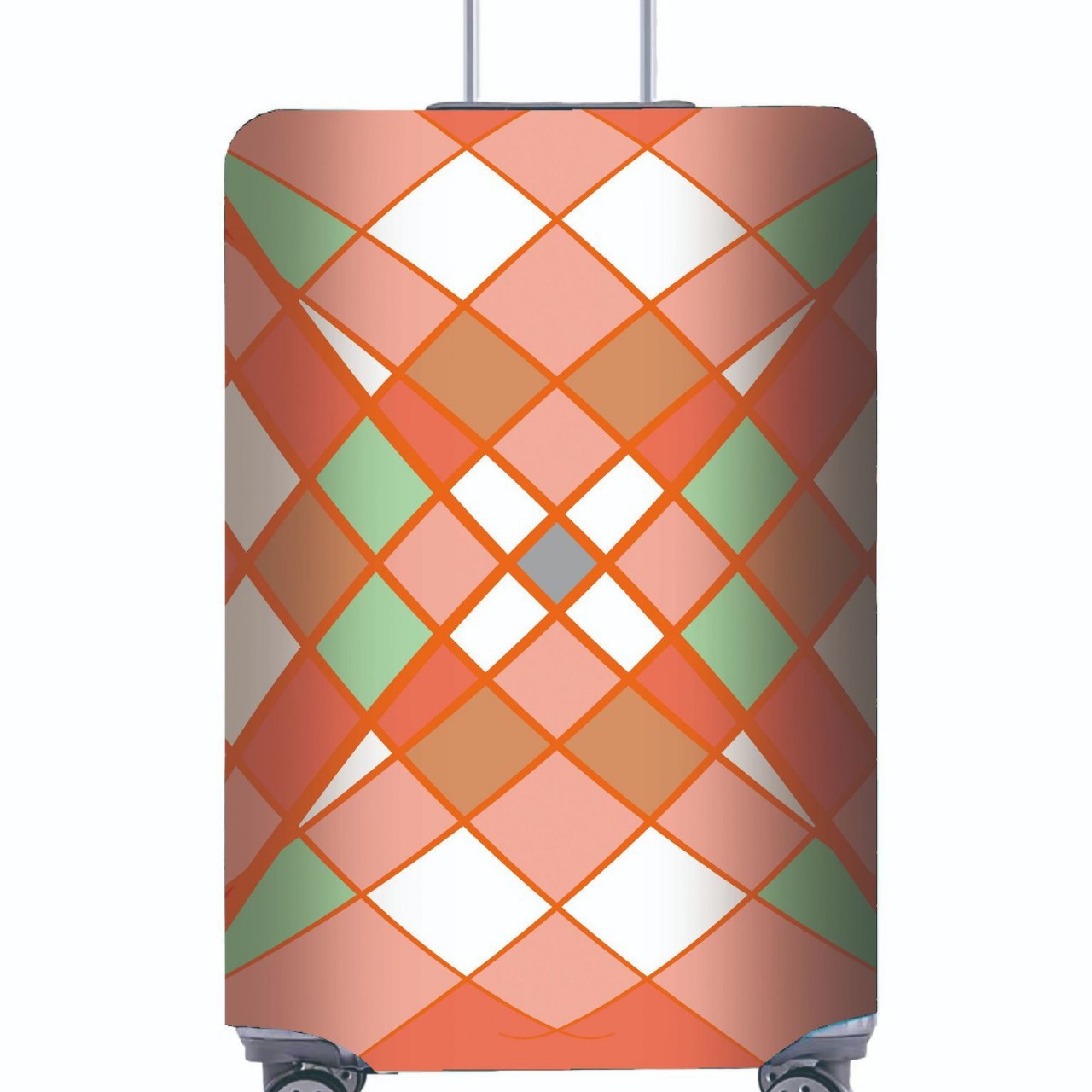 Damen Hartschalenreisekoffer mit modernem geometrischen Design Brehn