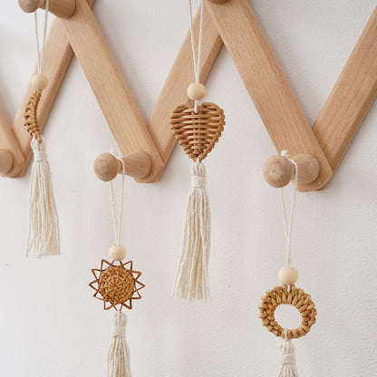 Boho Chic Geflochtenes Herz Wandbehang Brehn