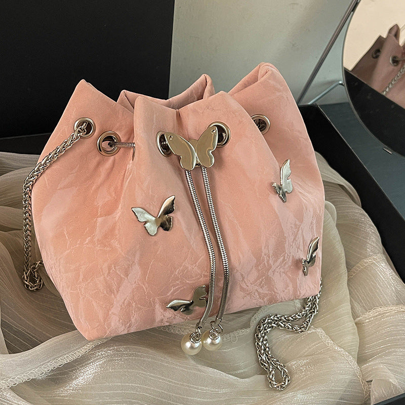 Schmetterling Verzierte Kordelzug-Handtasche