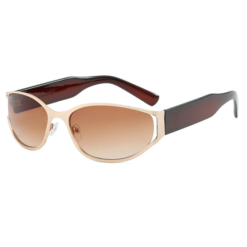 Damen moderne Sonnenbrille mit eleganten Konturen und schützendem UV-Filter Brehn