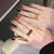 Künstlerisches Press-On Nageldesign Brehn