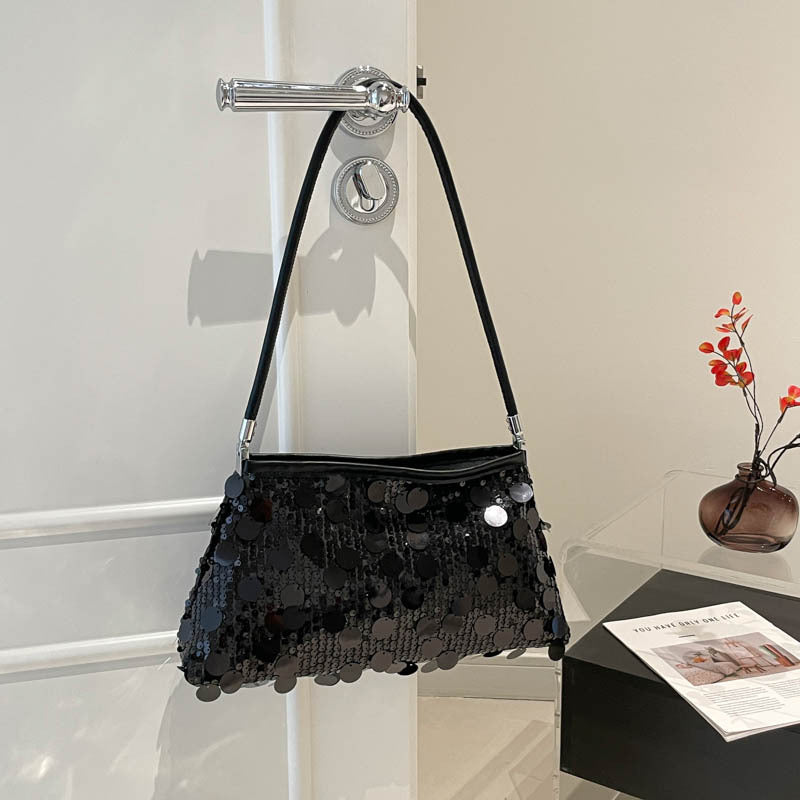 WoGlamorous Pailletten Abend Schultertasche Brehn