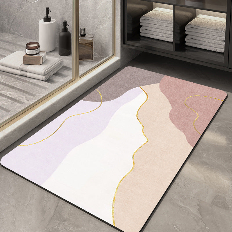 Stylische geometrische Muster-Badmatte Brehn