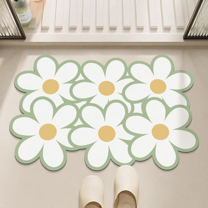 Dekorativer Floral Fußmatte