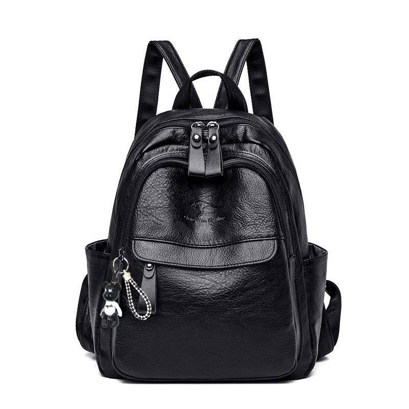 Stylischer Schwarzer Rucksack Brehn