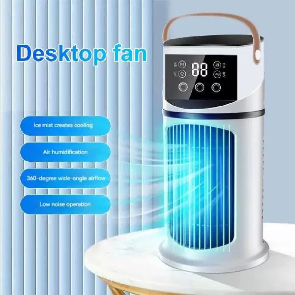 Unisex Einheitsgröße tragbarer Turm evaporativer Luftkühler mit LED-Touch-Display programmierbarem Thermostat und ergonomischem Tragegriff Brehn