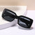 Damen Oversized Sonnenbrille mit luxuriösem transparenten Rahmen Brehn