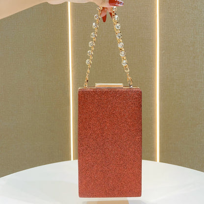 Elegante kristall-akzentierte Abend-Clutch
