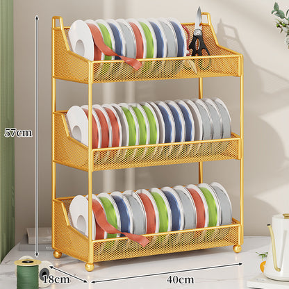 Bandrolle und Bastelbedarf Netz Organizer Regal