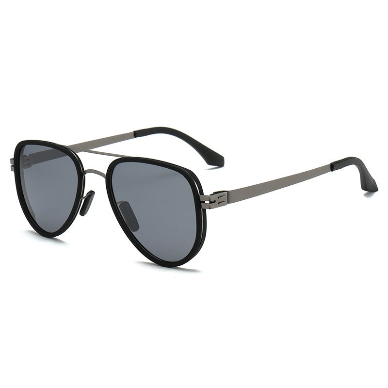 Damen Aviator-Sonnenbrille mit robustem Metallrahmen und polarisierenden Gläsern Brehn