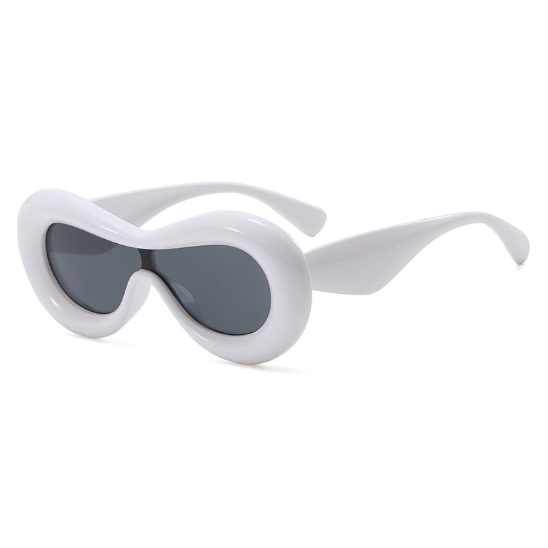 Damen futuristische Design-Sonnenbrille Brehn