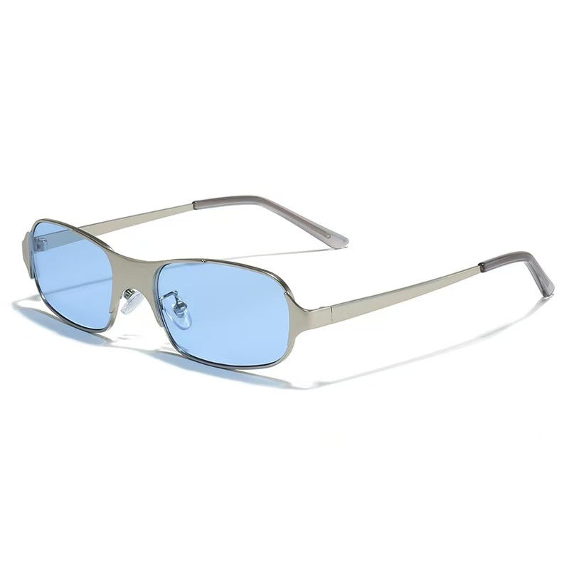 Damen moderne rechteckige Sonnenbrille mit UV-Schutz und komfortablem Gestell Brehn