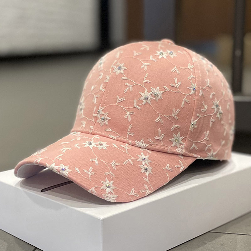 Damen Verzierte Blumen Cap Brehn
