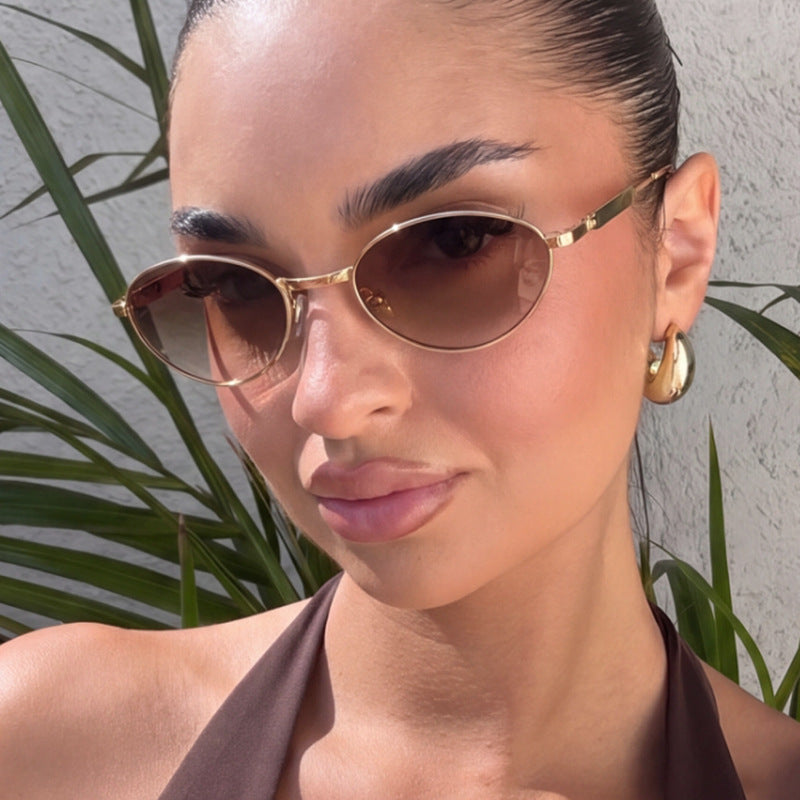 Damen modische optische Brille im eleganten Drahtgestell Brehn