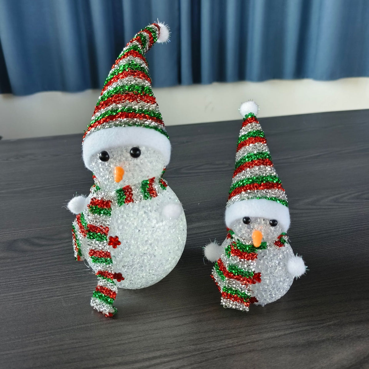 Dekorative Schneemannset