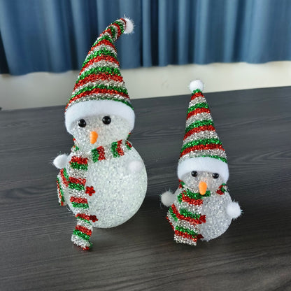 Dekorative Schneemannset