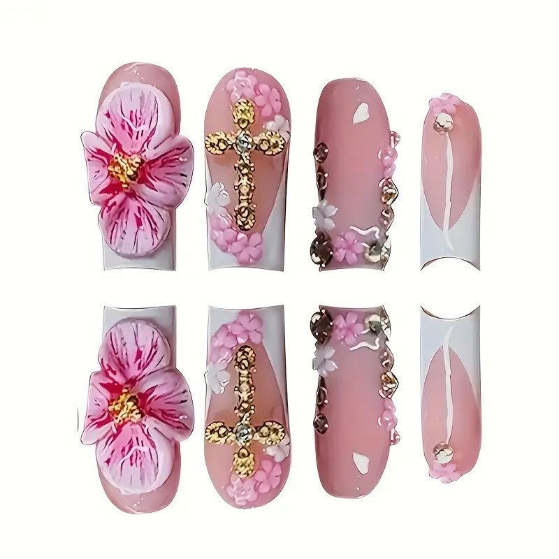 Künstlerische Florale Nagelkunst Verlängerungen Brehn 1787913849