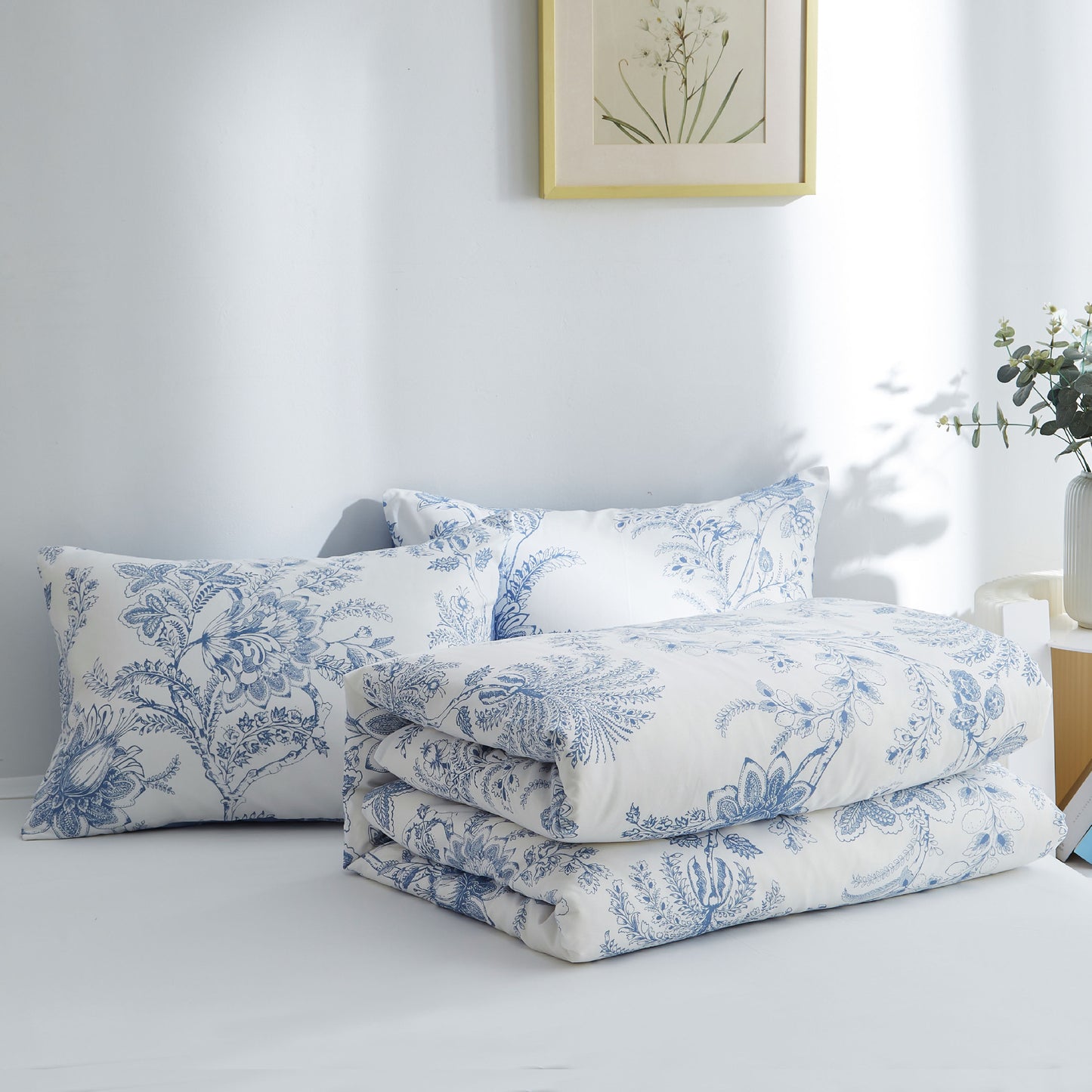 Damen elegantes Bettwäsche-Set mit floralem Design Brehn