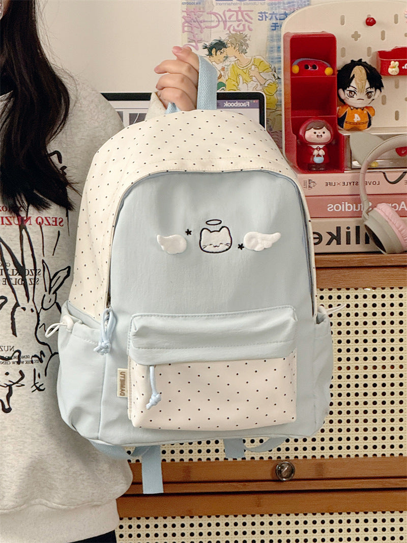 Niedlicher animierter Charakter Schulrucksack