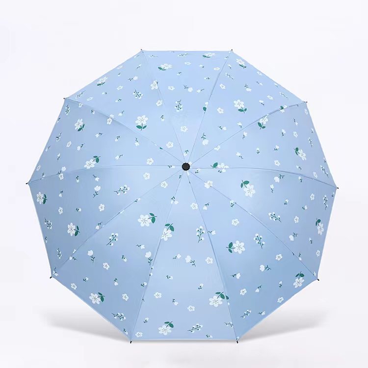 Damen Regenschirm mit floralem Design Brehn