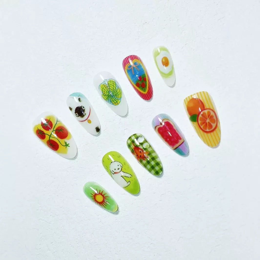 Künstlerisches Themen-Nagelkunst-Set Brehn