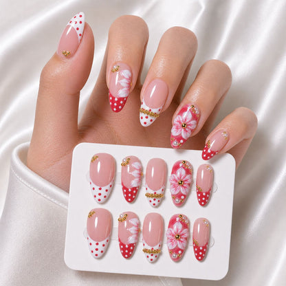 3D Floral Nail Art Press-On Set Brehn