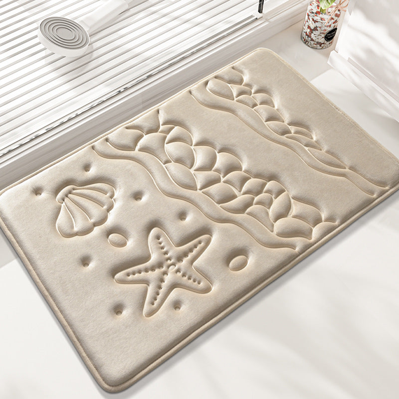 Küsten-Themen Memory Foam Badematte Brehn