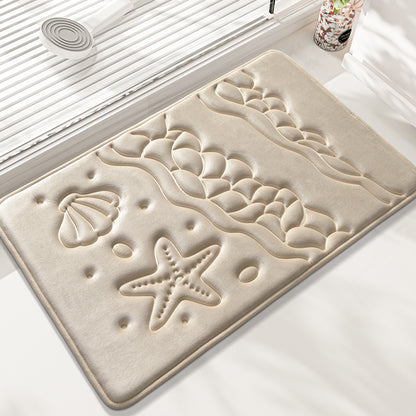 Küsten-Themen Memory Foam Badematte Brehn