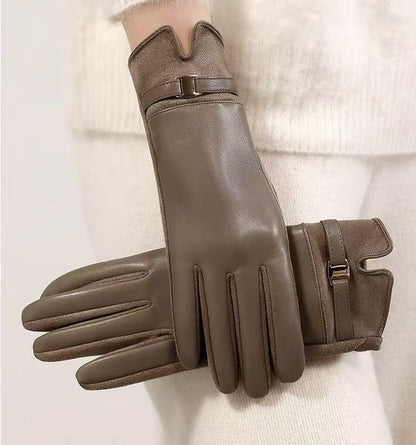 Luxuriöse Leder-Touchscreen-Handschuhe Brehn