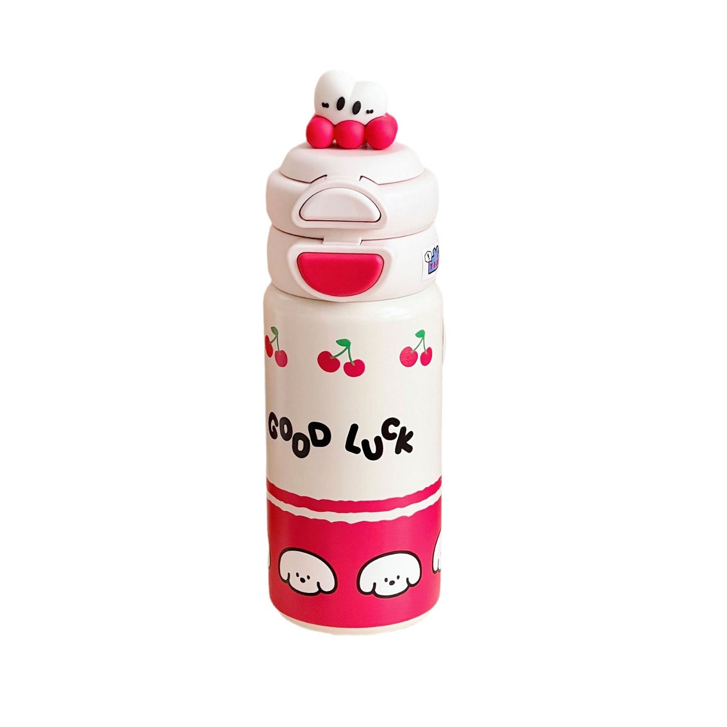Damen Trinkflasche mit innovativem Deckel Brehn