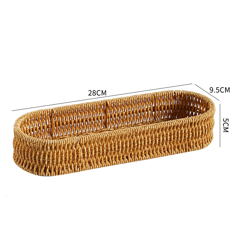 Oval Woven Storage Tray Brehn