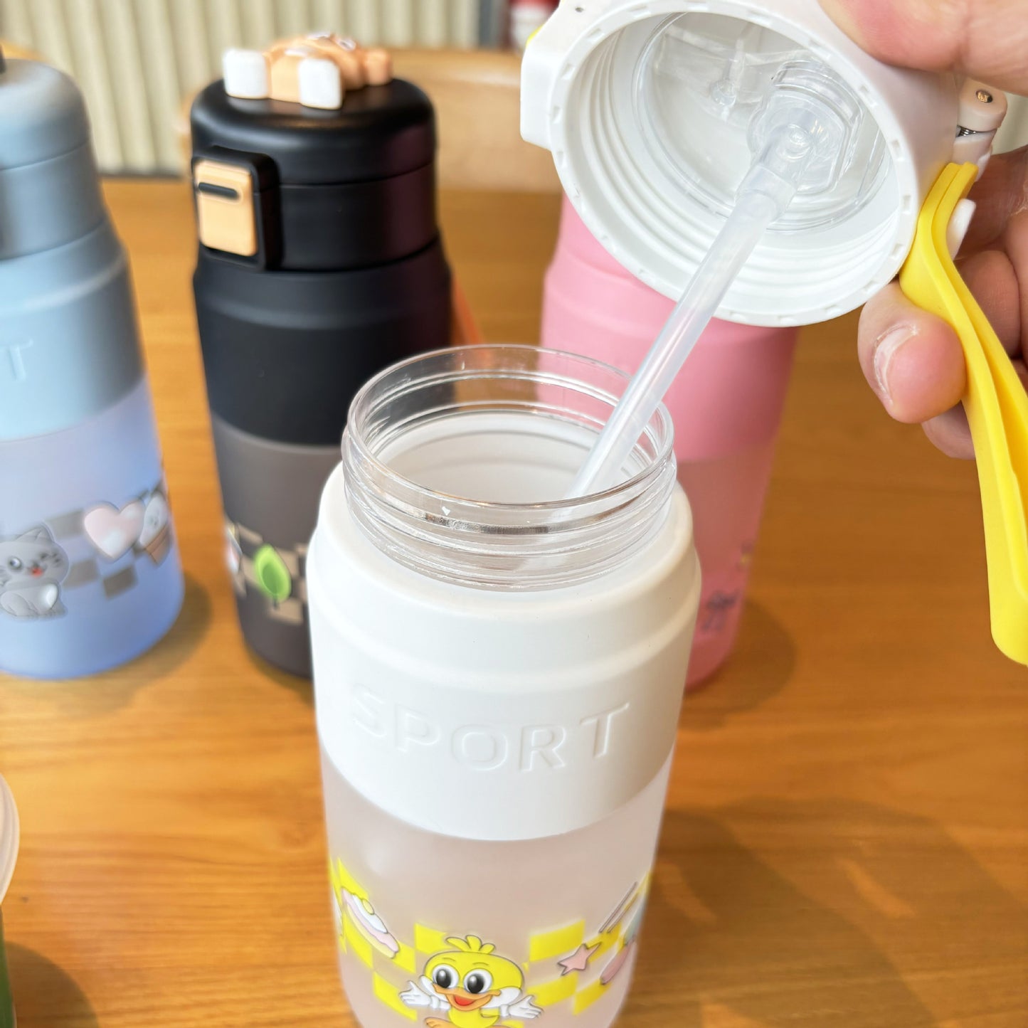 Damen kreative Isolierte Trinkflasche mit originellem Motiv Brehn