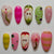 Kreatives Florales Nagelkunst-Set Brehn