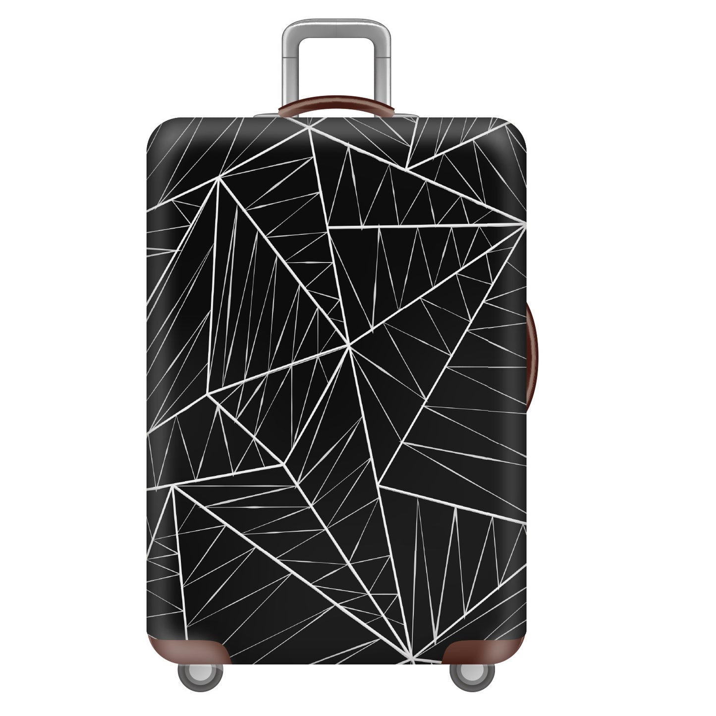 Unisex nan elastische Kofferhülle mit tropischem Blattmuster, dehnbarer Schutzcover für Hartschale und Softcase Brehn