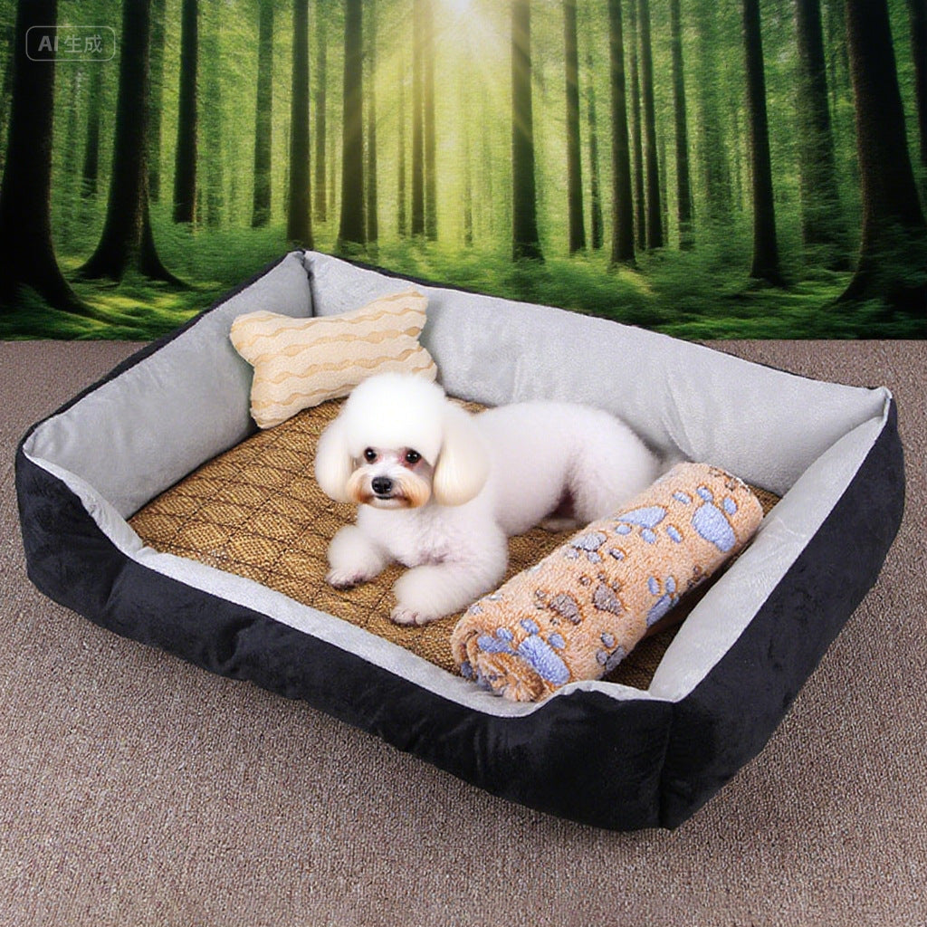Plüsch-Orthopädisches Hundebett