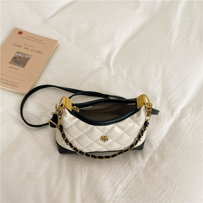 Elegante gesteppte Schultertasche