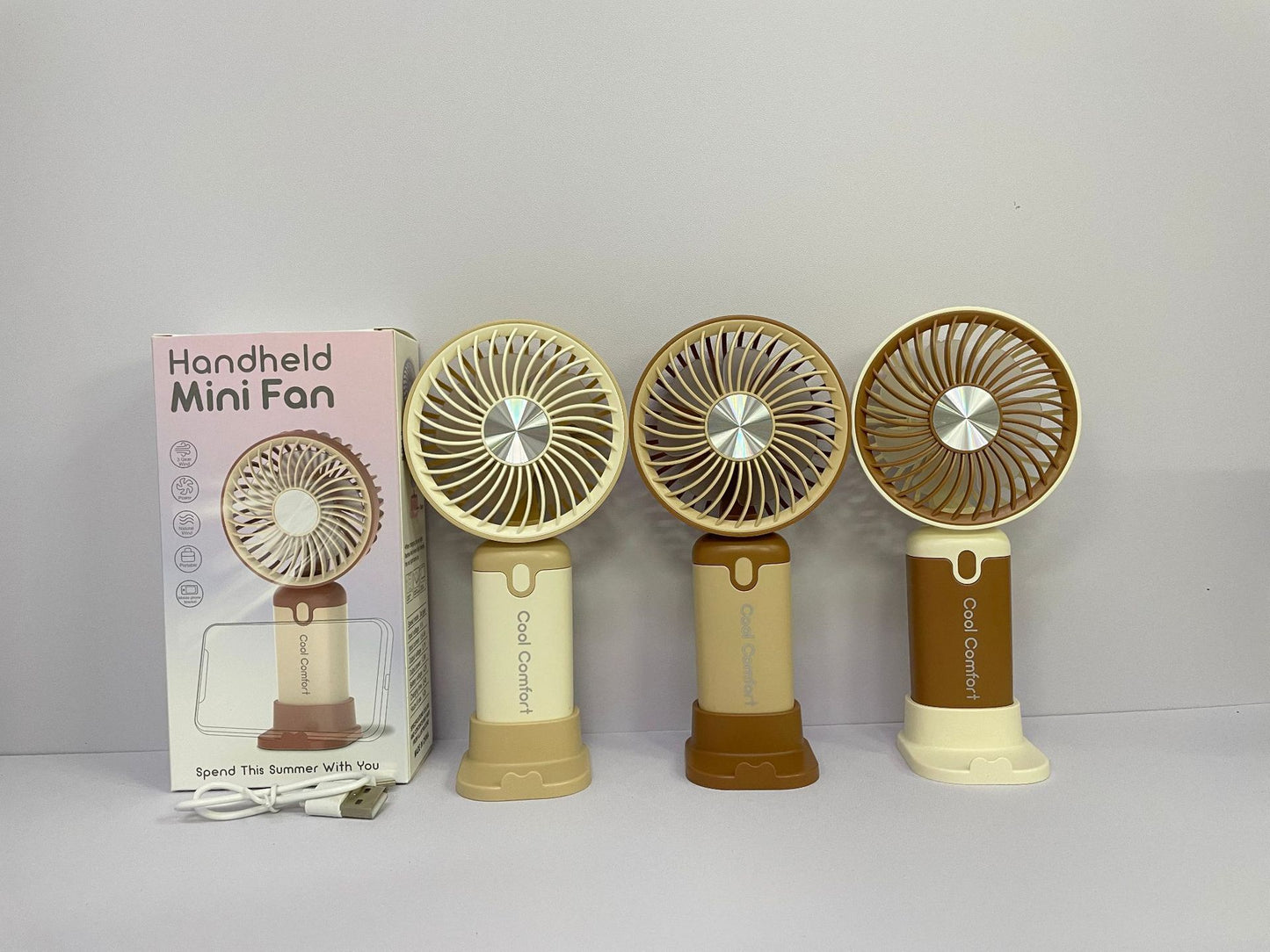 Unisex Tragbarer Mini Handventilator mit USB-Ladefunktion Brehn