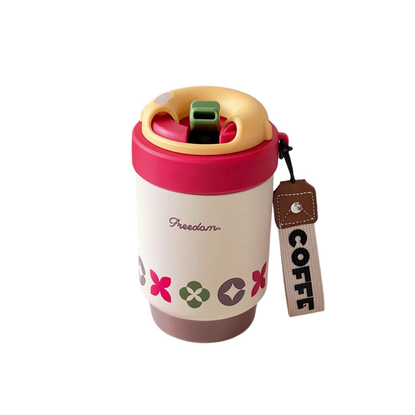 Damen Isolierte Kaffeetasse mit praktischem Verschlussmechanismus Brehn