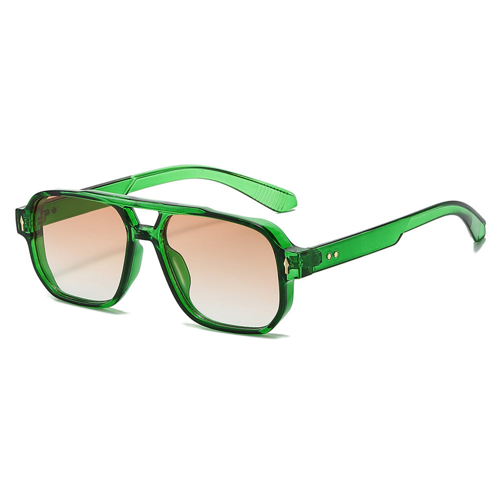 Oversized geometrische Sonnenbrille mit verbesserter UV-Schutz Brehn