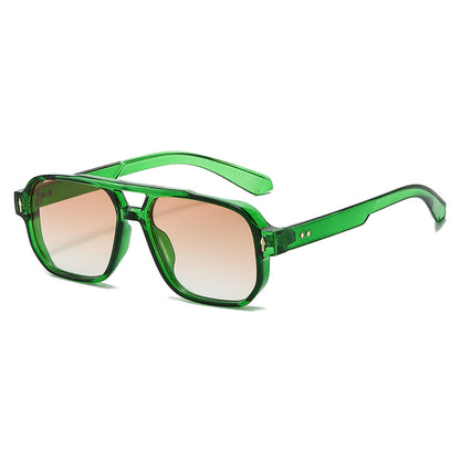 Oversized geometrische Sonnenbrille mit verbesserter UV-Schutz Brehn