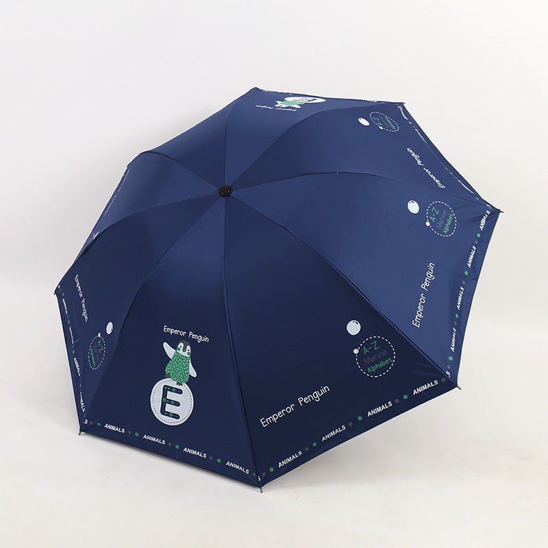 Damen Falt-Regenschirm mit lustigem Tierdesign Brehn