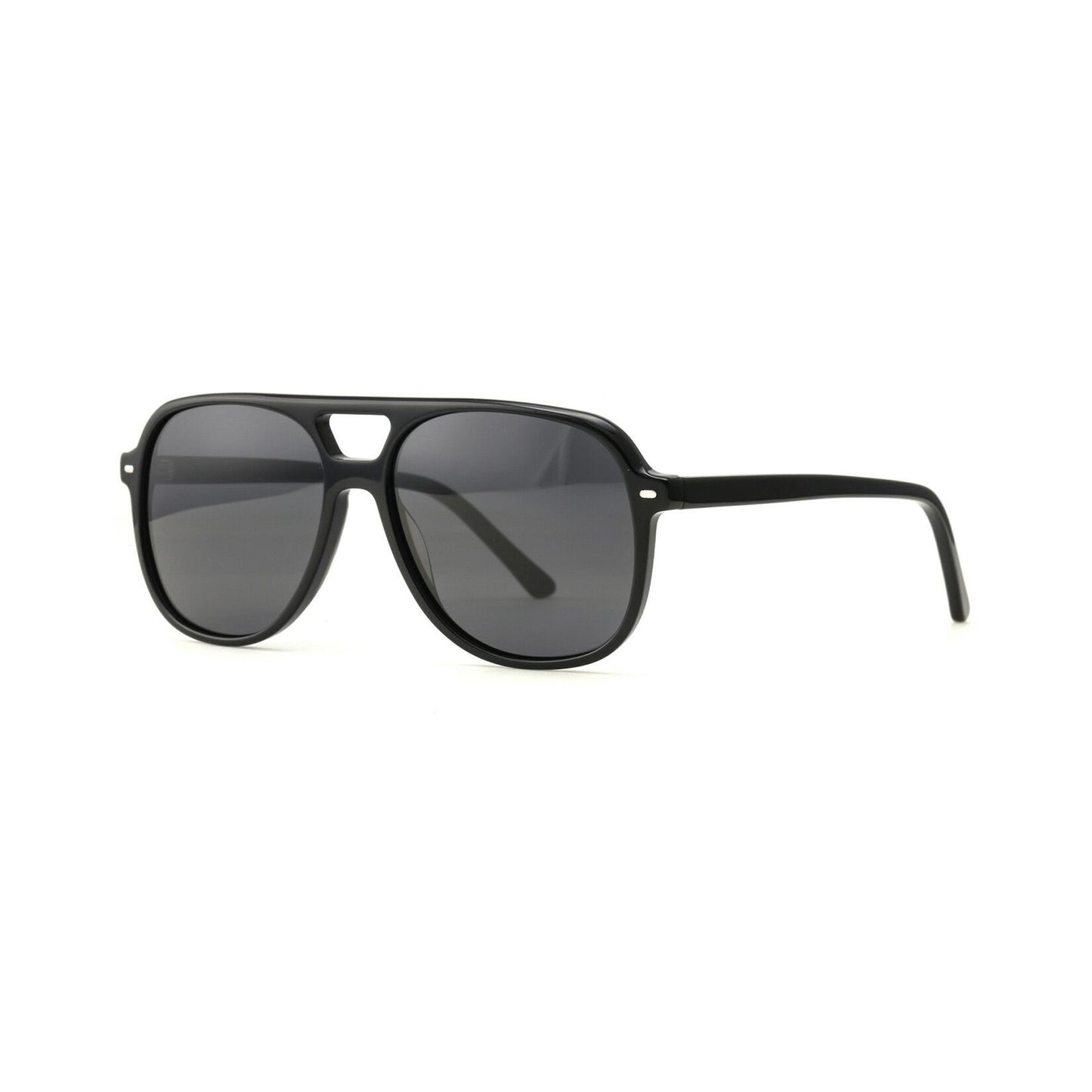 Damen stilvolle quadratische Sonnenbrille mit modernem Schildpatt-Design Brehn