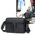 Schlanke Utility Crossbody Bag mit doppeltem Reißverschluss Brehn