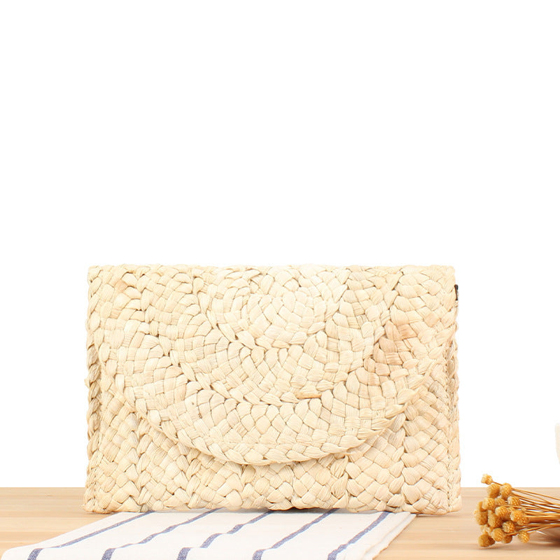 Clutch Aus Handgefertigtem Korbgewebe Brehn