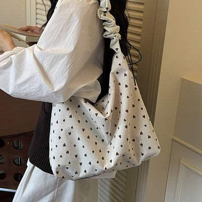 Herzprint Gemütliche Hobo Tasche