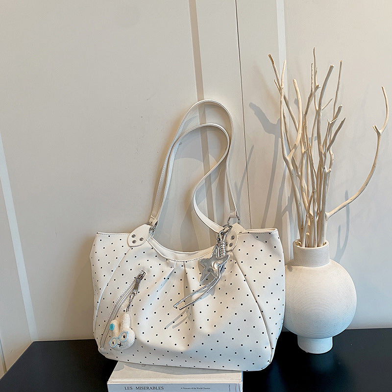 Punkte dekorative Handtasche