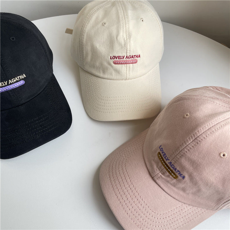 Damen Wildleder Bestickte Baseballmütze Brehn