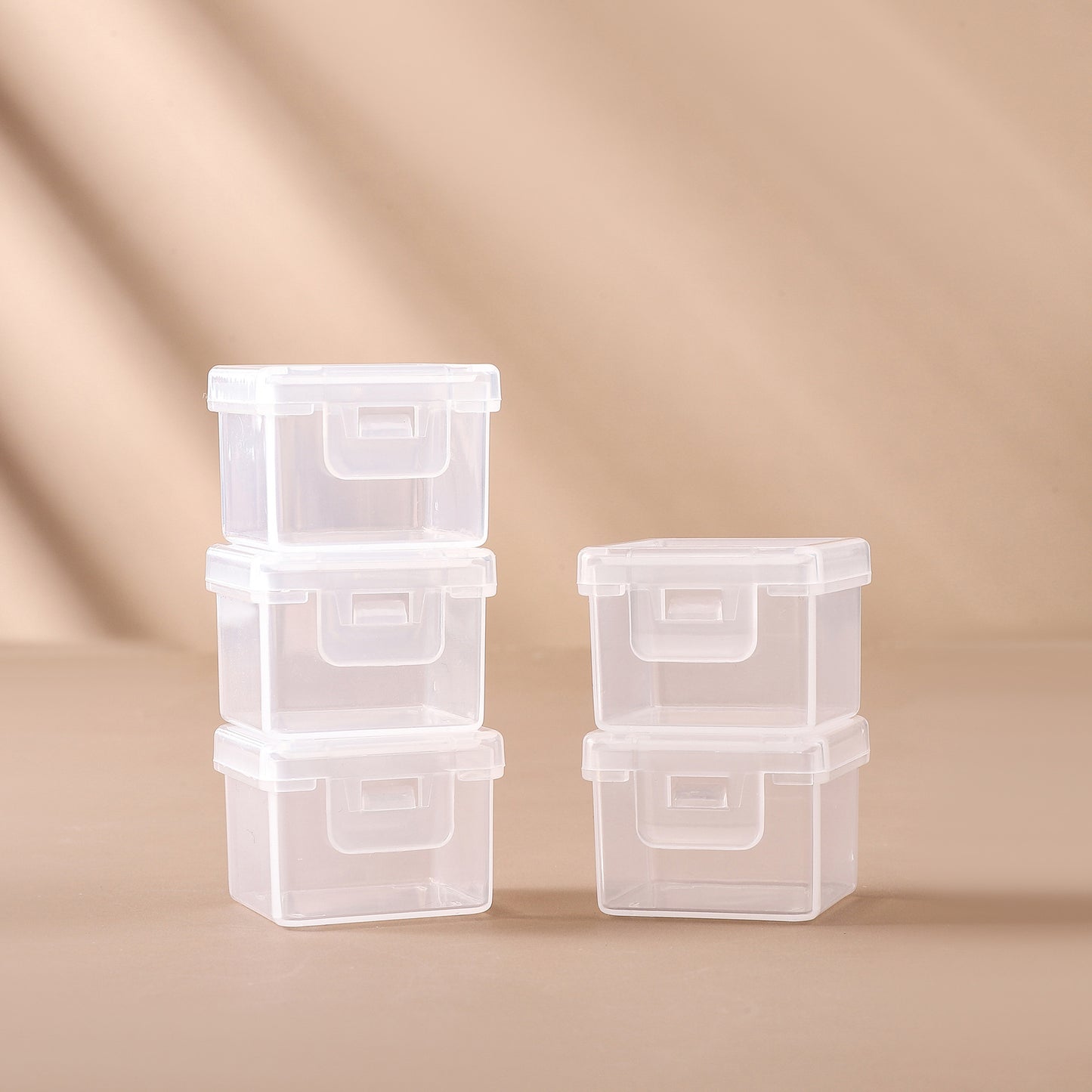 Kompakte transparente Aufbewahrungsbox Brehn