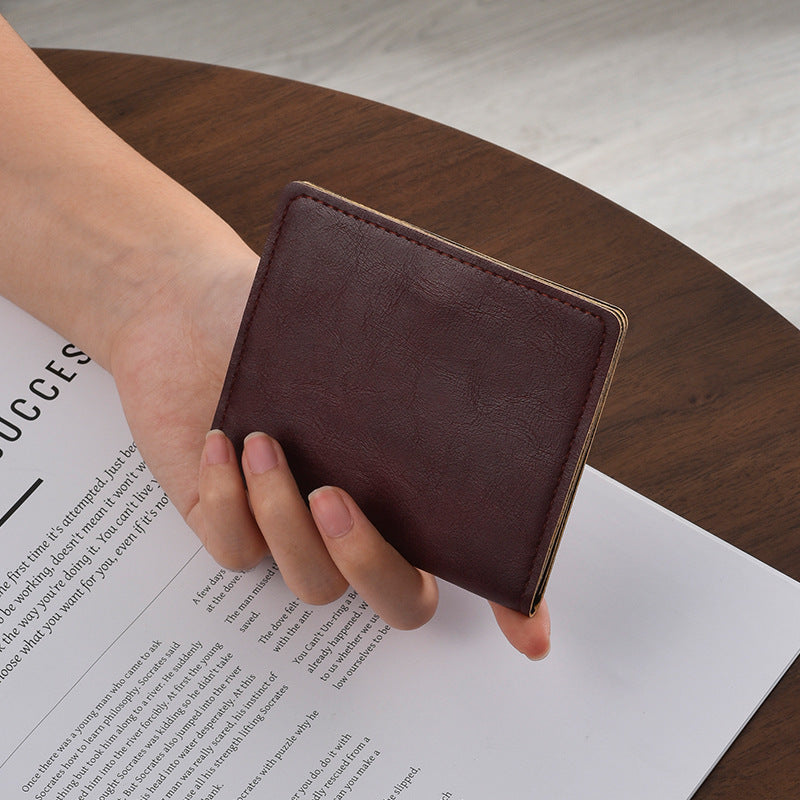Kompakte Leder Reisebrieftasche Brehn