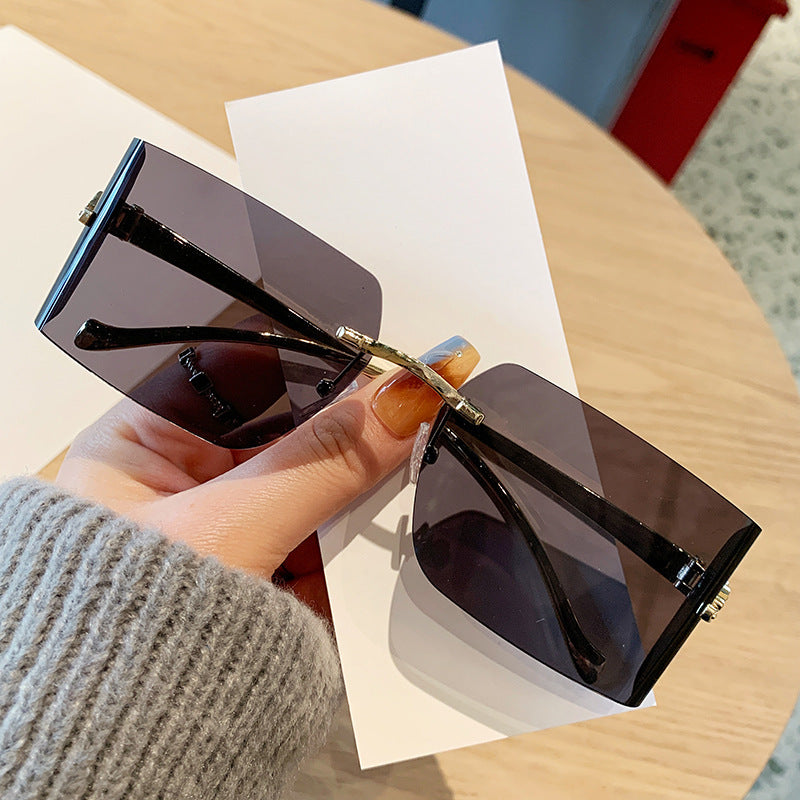 Damen rechteckige Fashion-Sonnenbrille Brehn